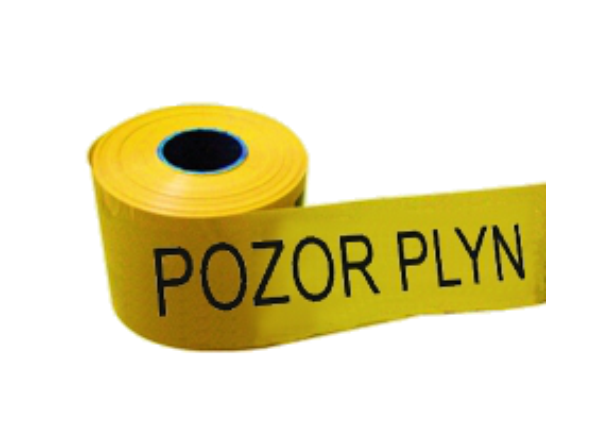 Fólie do výkopu - POZOR PLYN