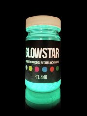 Fotoluminiscenční pigment modrý FTL 440 do vodou ředitelných barev