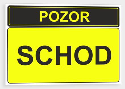Pozor - Schod