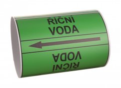 Páska na značení potrubí Signus M25 - ŘÍČNÍ VODA
