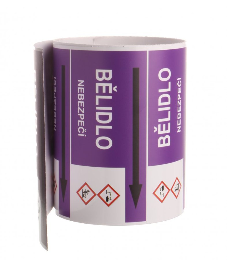 Páska na značení potrubí Signus M25 - BĚLIDLO