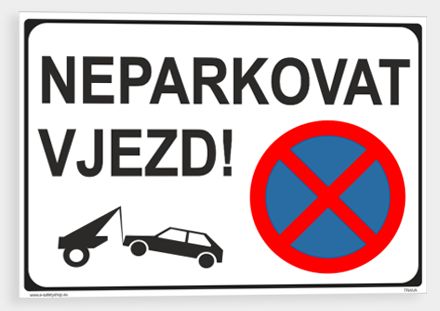 Neparkovat vjezd