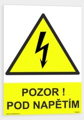 Pozor! Pod napětím