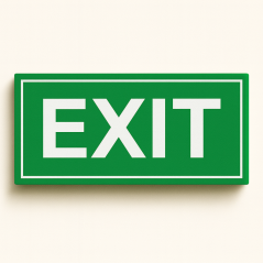 EXIT - nápis