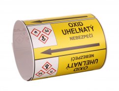 Páska na značení potrubí Signus M25 - OXID UHELNATÝ