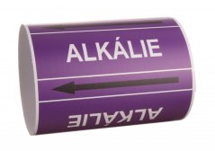 Páska na značení potrubí Signus M25 - ALKÁLIE