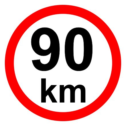 Omezení rychlosti – 90 km/hod