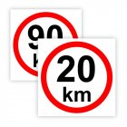 Max speed signs
