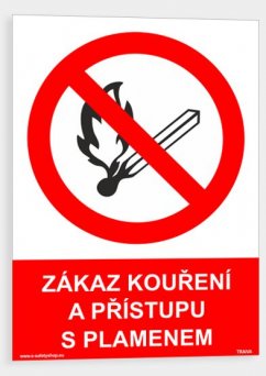 Zákaz kouření a přístupu s plamenem