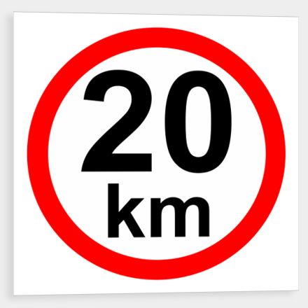 Omezení rychlosti 20 km/h