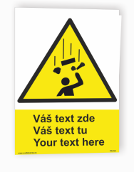 Tabuľka s Vaším vlastným textom "Výstraha 6"