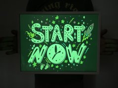 Obrázok svietiaci v tme - Motív START NOW