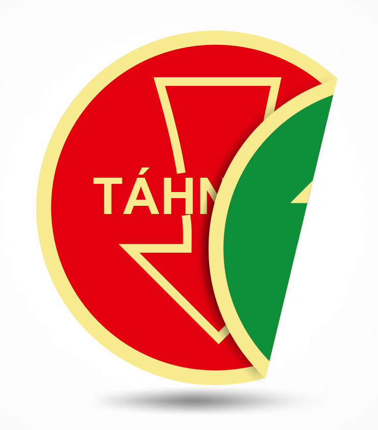 Táhnout - Tlačit oboustranná samolepka na dveře