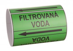 Páska na značení potrubí Signus M25 - FILTROVANÁ VODA