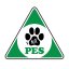 Pes v aute, samolepka 10,5 cm