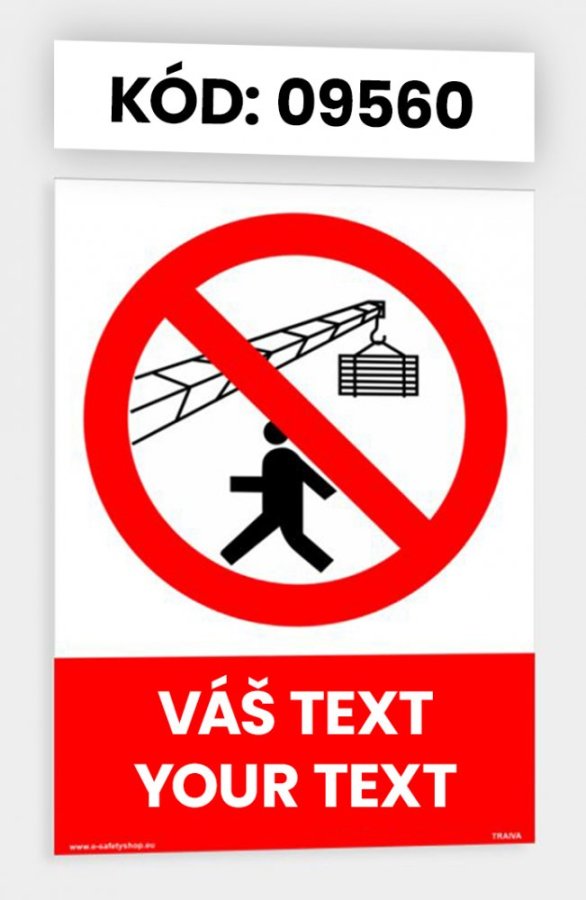 Zákazové tabulky s vlastním piktogramem i textem