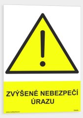 Zvýšené nebezpečí úrazu
