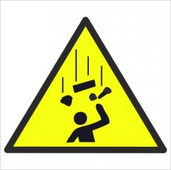 Warning! Falling objects - symbol