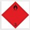 Fire hazard (flammable liquids) No.3 A ADR marking