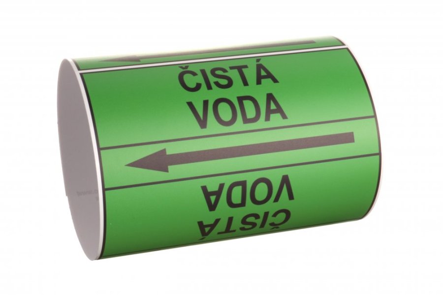 Páska na značení potrubí Signus M25 - ČISTÁ VODA