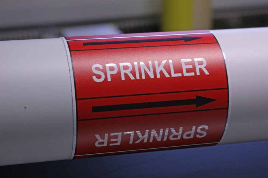 Páska na značení potrubí Signus M25 - SPRINKLER