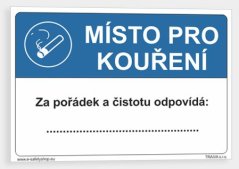 Místo pro kouření