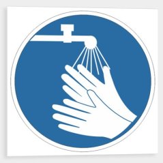 Notice: Wash your hands before starting work