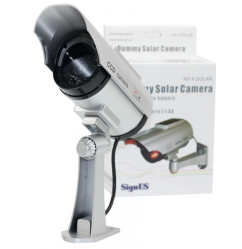 Dummy camera with solar panel Signus AS 4 Solar