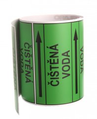 Páska na značení potrubí Signus M25 - ČIŠTĚNÁ VODA