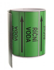 Páska na značení potrubí Signus M25 - ŘÍČNÍ VODA