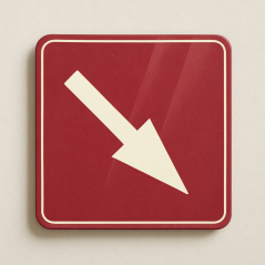 Šipka dolů - symbol