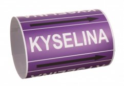 Páska na značení potrubí Signus M25 - KYSELINA