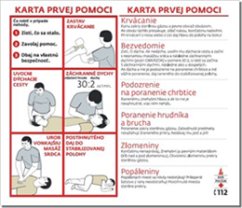 Karta první pomoci SLOVENSKO Karta prvej pomoci