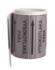 Páska na značení potrubí Signus M25 - VYSOKOTLAKÁ PÁRA