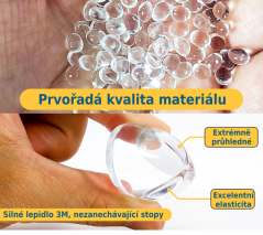 Ochrana rohů stolů silikonová průhledná 4ks GK4