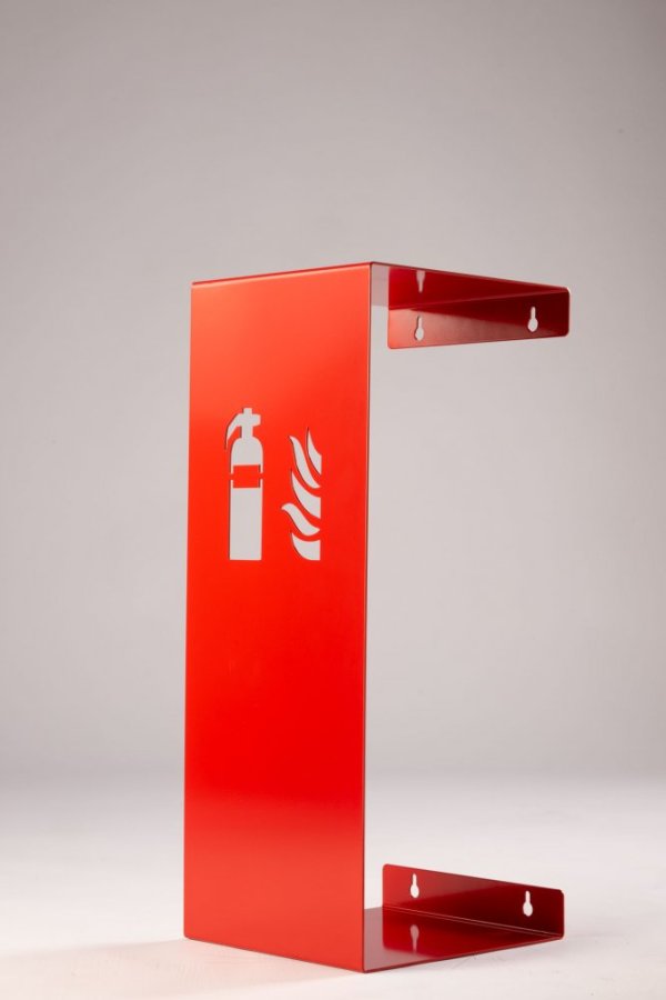 Nástenný dizajnový kryt na hasiaci prístroj