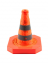 Reflective traffic cone with LED light