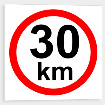 Speed Limit 40 KM/H  Protector FireSafety