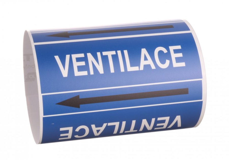 Páska na značení potrubí Signus M25 - VENTILACE