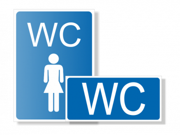 WC, toilet signs