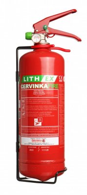 Fire extinguisher for extinguishing lithium batteries AVD LITHEX2 - 2 l, WITH REVISION