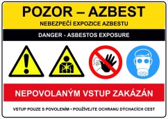 Pozor - Azbest