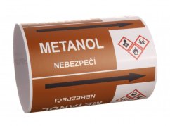 Páska na značení potrubí Signus M25 - METANOL