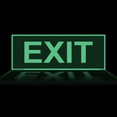 EXIT - nápis