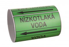 Páska na značení potrubí Signus M25 - NÍZKOTLAKÁ VODA