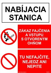 Nabíjacia stanica. Nepovolaným vstup zakázaný