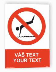 Tabuľka s Vaším vlastným textom "Zákaz 19"