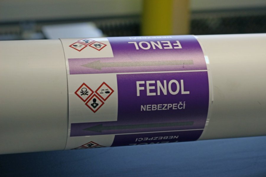 Páska na značenie potrubia Signus M25 - FENOL