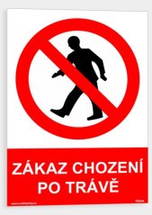Zákaz chození po trávě