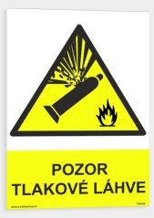 Pozor Tlakové láhve Vzor 2